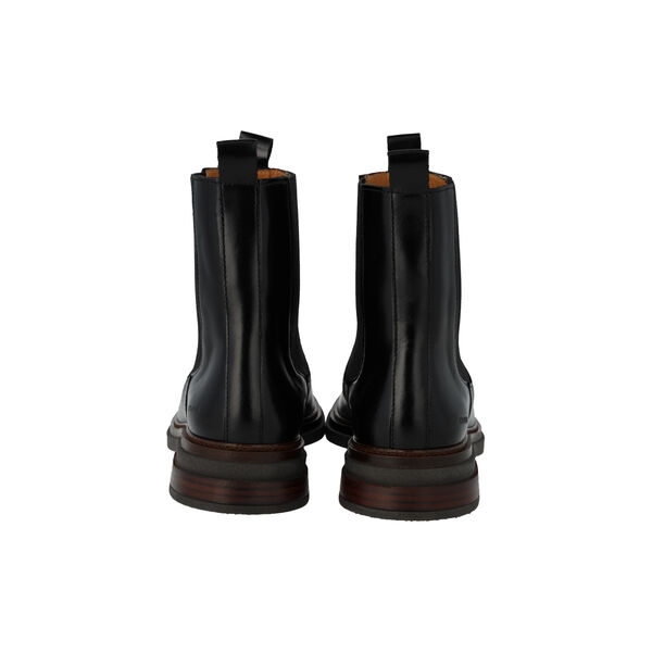 Chelsea-Stiefel, schwarz/schwarz, ANGULUS