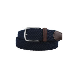 Navy elastic ribbon belt, navy, BSWK