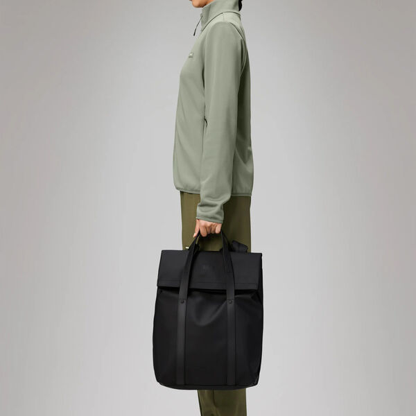 2 Way Tote Backpack, black 2 Way Tote Backpack, black, Rains