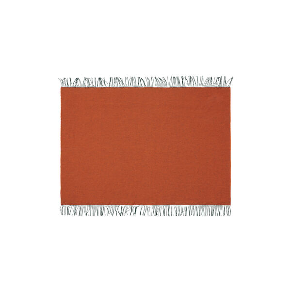 Franja Throw, 01236 green-orange, Silkeborg Uldspinderi