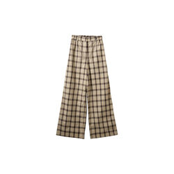ReineSW karierte Hose mit weitem Bein, grey check, Sofie Schnoor