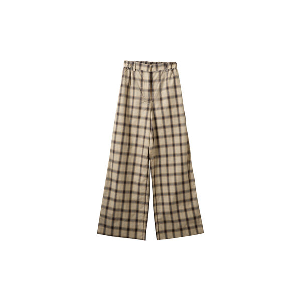 ReineSW karierte Hose mit weitem Bein, grey check, Sofie Schnoor
