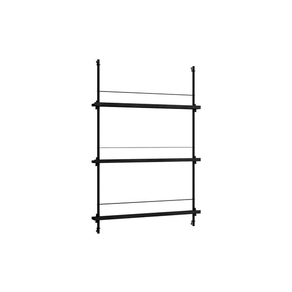 Magazine Shelf 1151, black, MOEBE