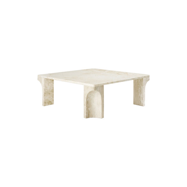 Doric quadratischer Couchtisch, neutralwei&szlig;, GUBI