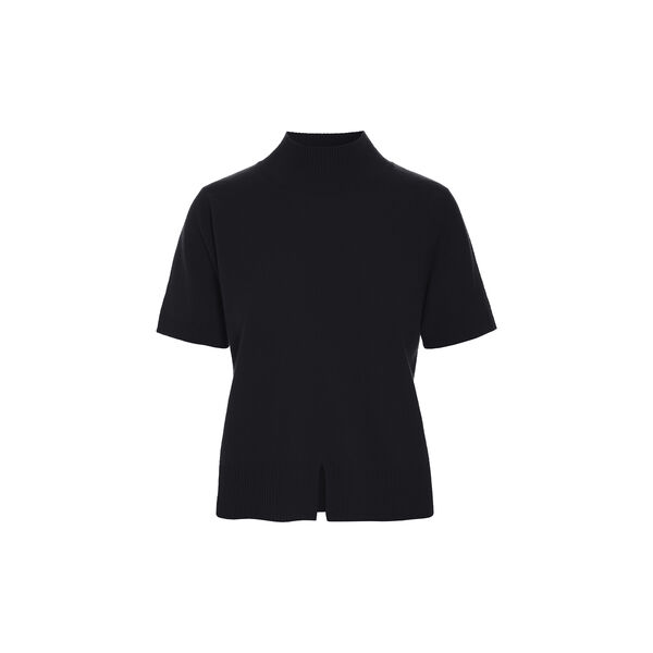 Kumo cashmere short sleeve blouse, black, BITTE KAI RAND