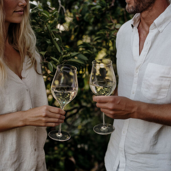 Notes White Wine Glass 2 pcs. Notes White Wine Glass 2 pcs., Holmegaard