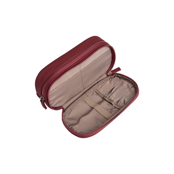 JustMBG Make-Up Purse Rubber, burgundy, Markberg