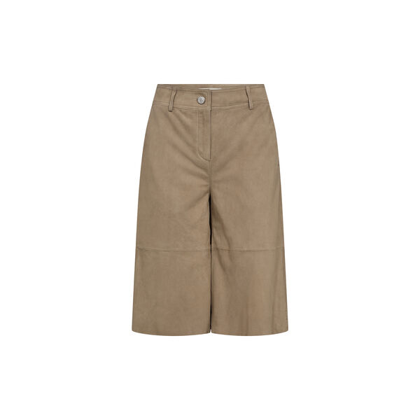 PD-Asta French Suede Bermuda, lead brown, Pieszak