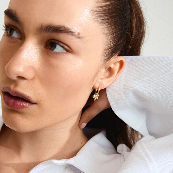 CHARMAINE Earrings, gold plated, Pilgrim