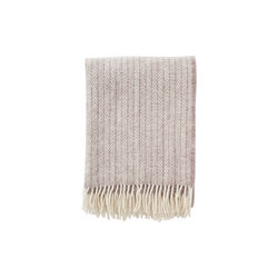 Otis RWS blanket, beige, Klippan Yllefabrik
