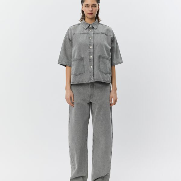ValenciaSW Tapered-Jeans, stone grey, Sofie Schnoor