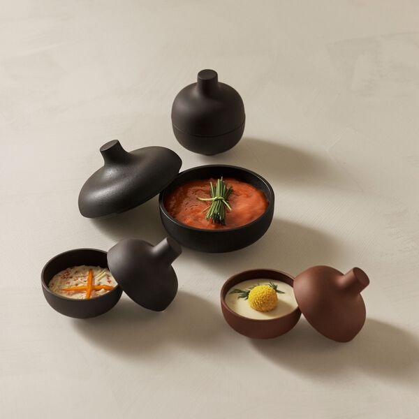 Sandgeheimnisse Kleine Schale, schwarzer Ton, Design House Stockholm