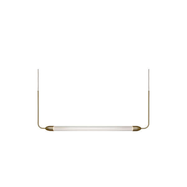 Lineare Pendelleuchte Lemon Squeeze, messing, UMAGE
