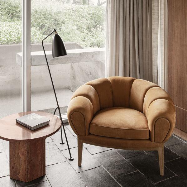 Epischer Couchtisch, gebranntes Rot, GUBI