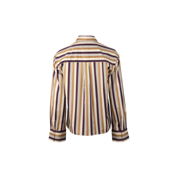 Karina Shirt, beige stripe, Stenstr&ouml;ms