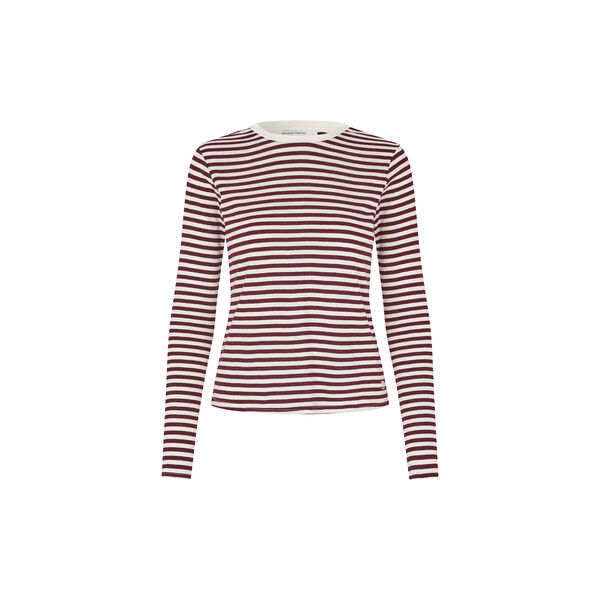 Alvilda Rundhals-T-Shirt, fudge, Second Female