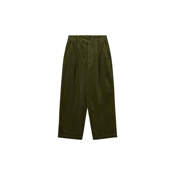 WORASW BAGGY CORDUROY TROUSERS, olive green, Sofie Schnoor