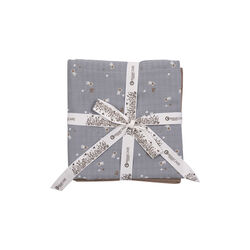 STARS Cloth Diaper 2-pack, jasmin blue/balsam cream/walnut, Müsli by Green Cotton