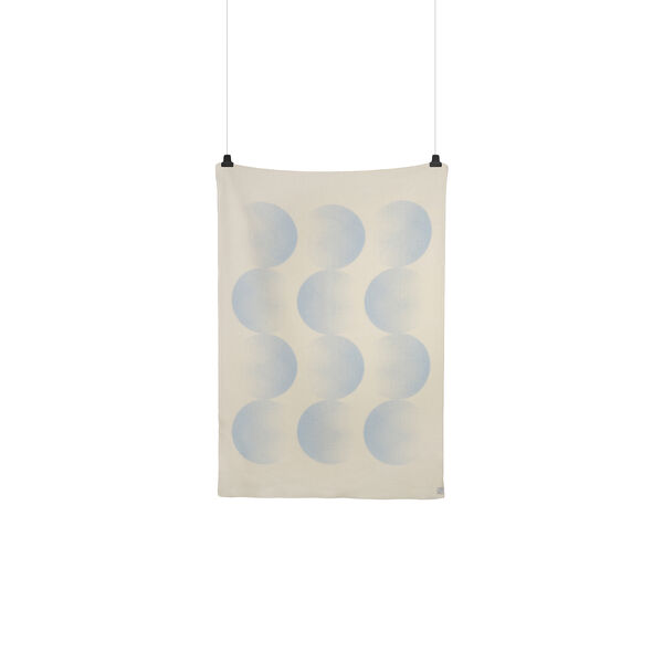 MOON Throw, crescent blue, R&oslash;ros Tweed