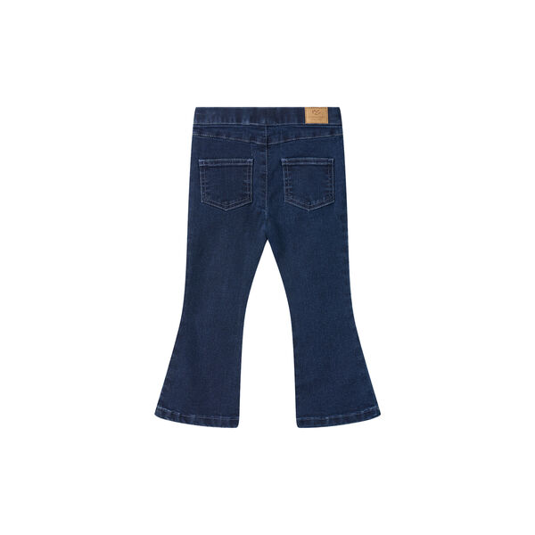 Jeggings mit Schlag, dark indigo blue washed, Copenhagen Colors Organics