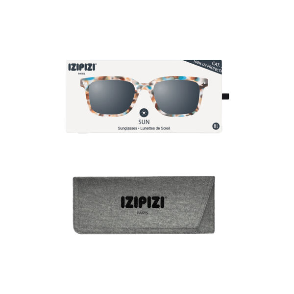 #L SUN Sonnenbrille, blue tortoise, IZIPIZI
