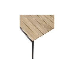 Ville AV26 Outdoor Dining Table, warm black, &Tradition