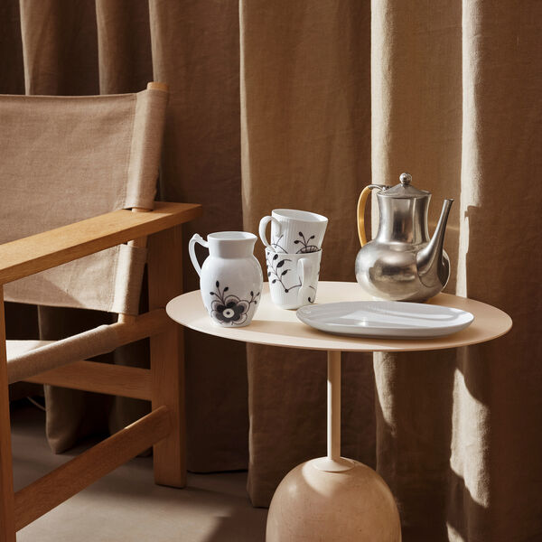 Weiß Gerippt längliche Platte Weiß Gerippt längliche Platte, Royal Copenhagen