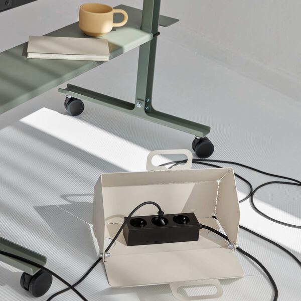 Power Bar 5 meters, charcoal, Pedestal