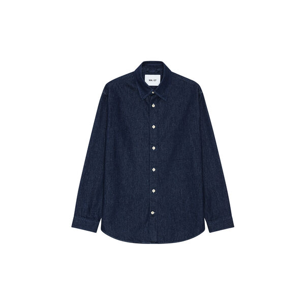 Casper Shirt, dark rinse denim, NN.07