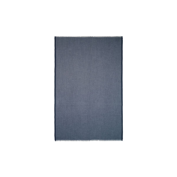 Herringbone Throw, dark blue/grey, ELVANG