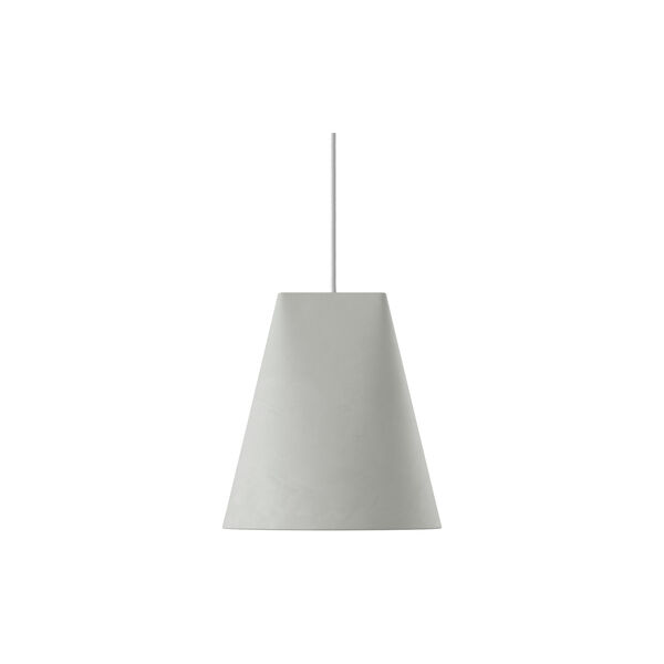 Ceramic Pendant, light grey, MOEBE