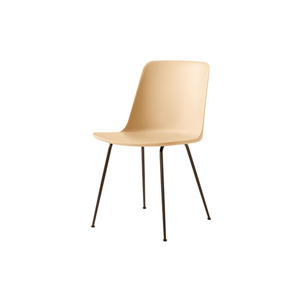 Rely HW6 Dining Chair, beige sand/bronze, &Tradition