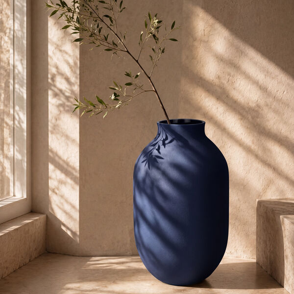 Studio Omaggio #1 Vase H 50 cm, blue, K&auml;hler