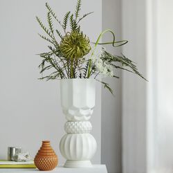 Samsurium Towerbell Vase, wei&szlig;, Dottir Nordic Design
