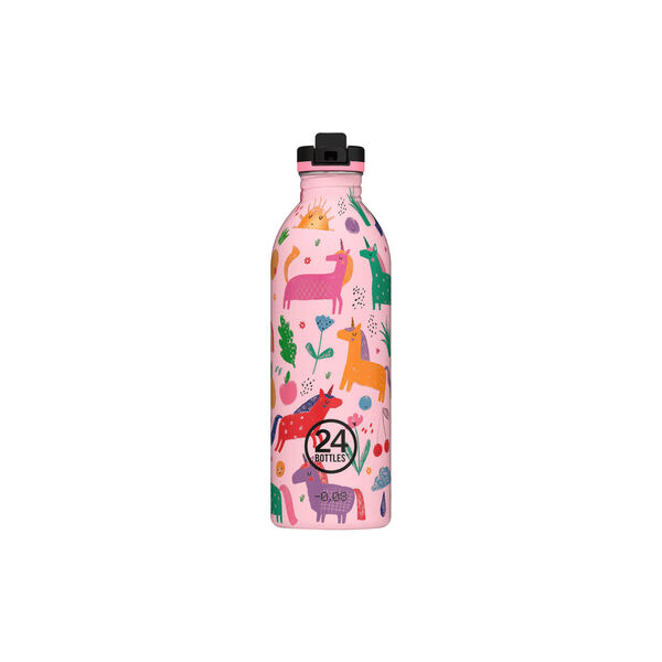 Urban Trinkflasche mit Sportverschluss und Steinoptik, magische Freunde, 24Bottles