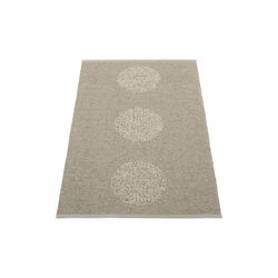 VERA 2.0 Rug, dark linen/linen, Pappelina