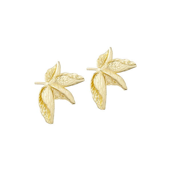Vilde earrings, gold plated, Pure by Nat