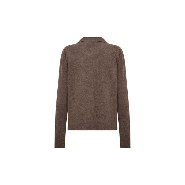 LR-ELOISE 12 Pullover, coffee melange, Levet&eacute; Room