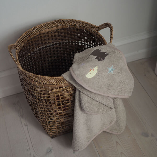 Petal Baby Towel, moon cat, Dear April