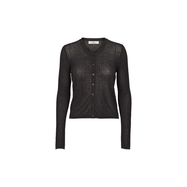 Adi Cardigan, dark grey mel., Basic Apparel