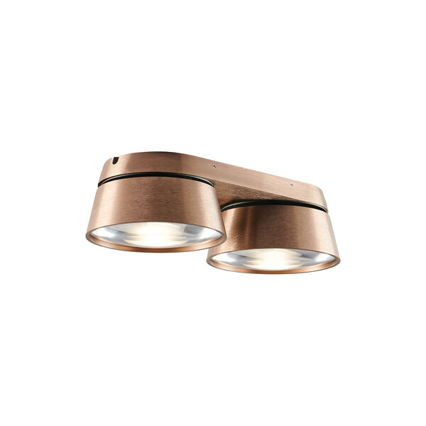 VANTAGE 2+ Ceiling Light, rose gold, LIGHT-POINT