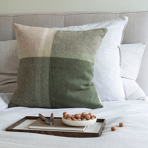 Manhattan cushion cover, bottle green, ELVANG