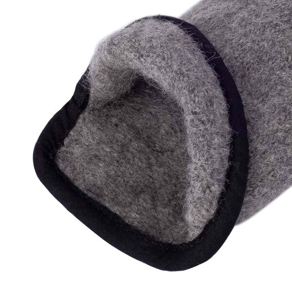 Sasha Knitted Gloves, light grey melange, Kessler