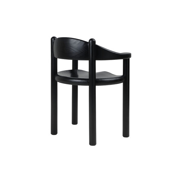 Daumiller Esszimmer-Armlehnstuhl, braun/schwarze Kiefer, GUBI