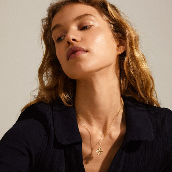 Dagmar Necklace, gold, Pilgrim