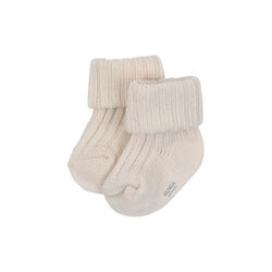 Lana Heavy Knitted Socks, off white melange, Konges Sl&oslash;jd