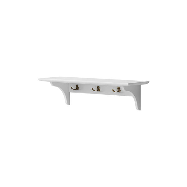 Seaside Shelf with Hooks, 60x20 cm Seaside Shelf with Hooks, 60x20 cm, Oliver Furniture