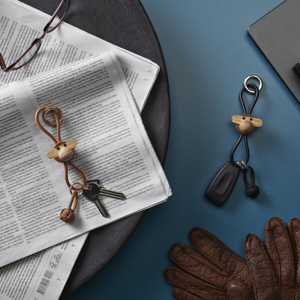 Affen-Schlüsselanhänger, Gold, Kay Bojesen Denmark