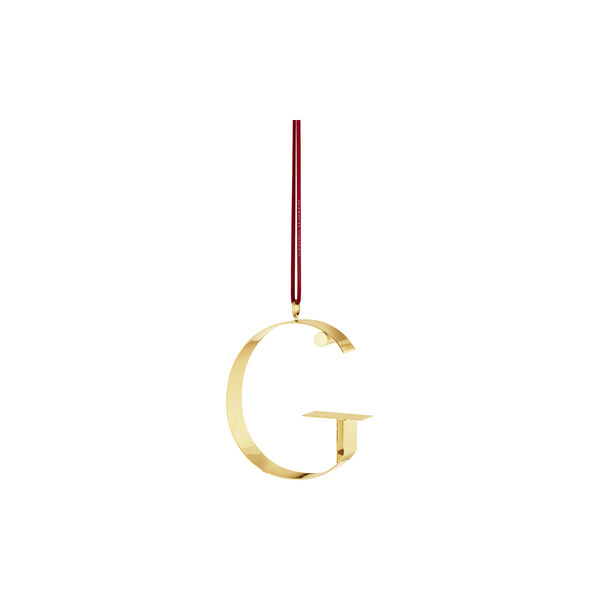 Christmas letter ornament G, Georg Jensen