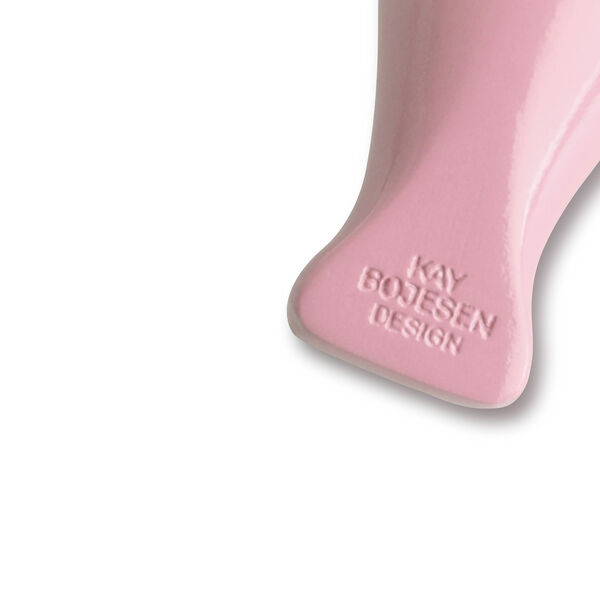 Vogel-Schl&uuml;sselanh&auml;nger mit Naturleder, rosa, Kay Bojesen Denmark